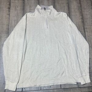 Lands End‎ Men’s Medium Pullover Sweater Jacket 1/4 Zip Up